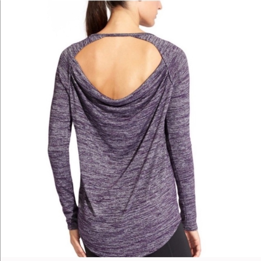 Athleta Pose Open Back Top